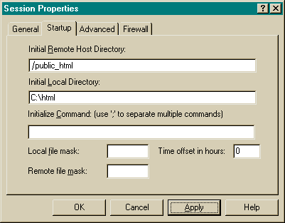 WS_FTP LE screen capture